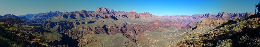 panorama from nose of Horseshoe Mesa, day 2